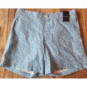 Peter Millar Shorts Mens Medium Blue Swim Trunks Lined Drawstring MS23XP02